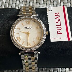 Pulsar Women's Two-Tone Crystal Watch